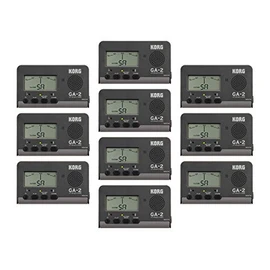 [Bulk Purchase] KORG - Guitar / Bass Tuner GA-2 Black x Light Gray Set of 10
