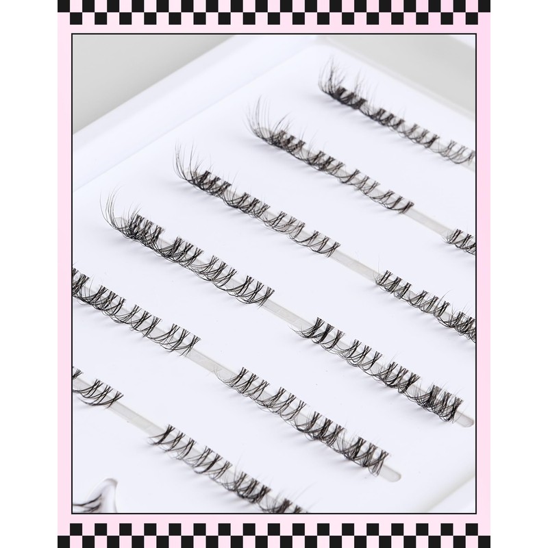 Jiocolor Cluster Lashes Cat Eye Lashes Natural Look Foxy Eye
