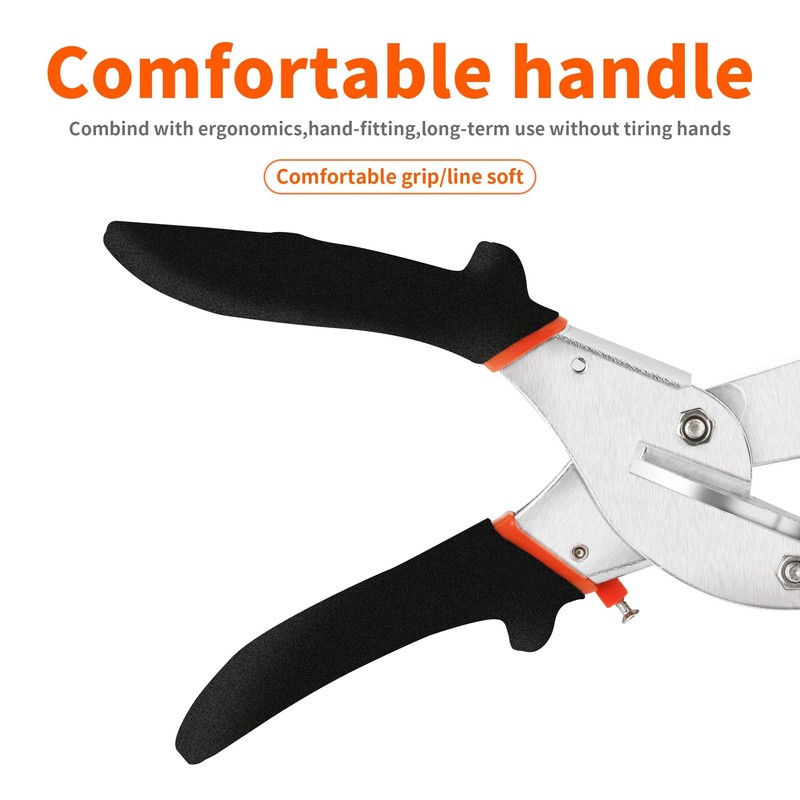 GARTOL Miter Shears- Multifunctional Trunking Shears for Angular Cutting of