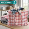 5 Pack XL Extra Large Strong Laundry Storage Bags With
