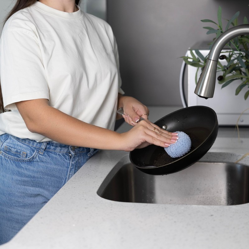 Fox Run Mesh Dish Scrubber Set, Set of 3 Multicolor