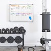Fitness Tracker Magnetic Whiteboard Workout Plan Dry Erase Board for