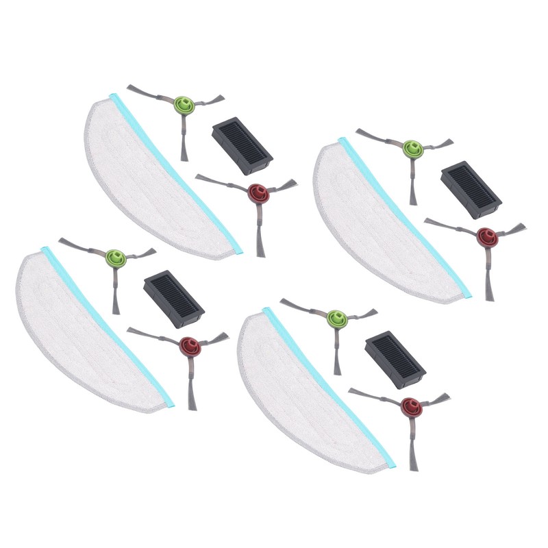 Vacuum Cleaner Side Brush Filter Mop Cloth Set for Yeedi