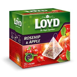Loyd Rosehip & Apple Tea 20 Pyramid Filters 40g 1.41 oz -