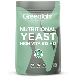 Green Tahr Lievito Nutrizionale Vitamine B12+D in Scaglie 500 g. Lievito Alimentare Inattivo Ricco di Vitamine B Proteine 47%. Nutritional Yeast in Fiocchi Senza Glutine. Ideale come Formaggio Vegano