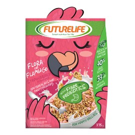 FUTURELIFE Oat Cereal Bits & Multigrain Pops | Kids Cereal | 375g/13.2oz | 33 Nutrients | Assist with Immune Function | High In Fiber | Added Probiotics | 3.4g Protein | (Strawberry, 2)