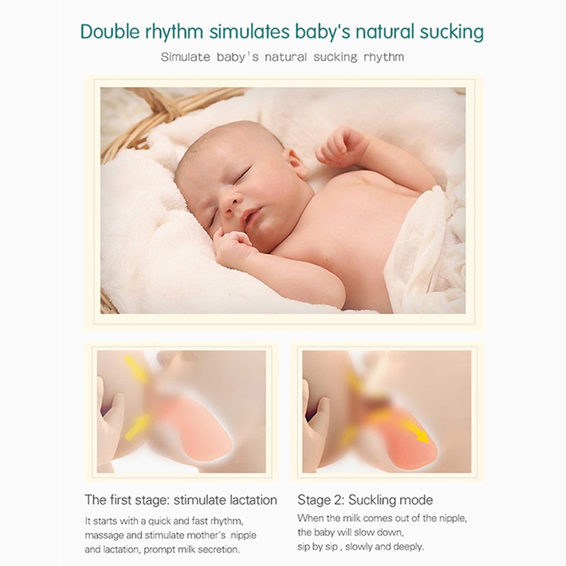 Wearable Electric Breast Pump Silent Invisible Hands Free Breast Pump