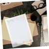 TEHAUX 100pcs Clear Plastic Laminating Sheets Protection Film High Transparency