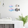 Wood Fish Hanging Ornament Wooden Fish Wall Art Decor for