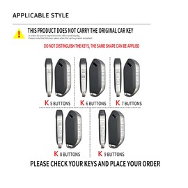 Kia Telluride EV9 Picanto GT Line Sorento MQ4 Sportage Carens Morning Carnival KX3 Seltos KX5 Keyring, A Black