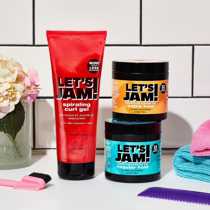 Hair Gel by SoftSheen-Carson Dark and Lovely Let's Jam, Shining