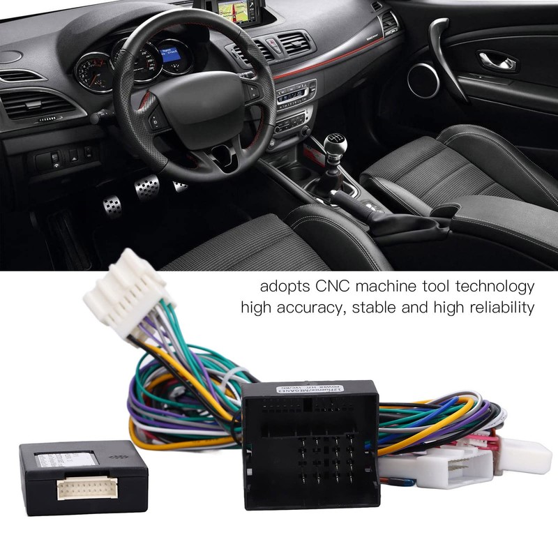Car Stereo Radio Wiring Harness with Canbus Box Replacement for