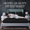 LivinEase Double Fitted Sheet -10inch(26cm) Deep Cotton Blend Double Bed