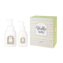 mamagokoro 225-04-001 Baby Full Body Shampoo & Lotion Gift Comforting, White