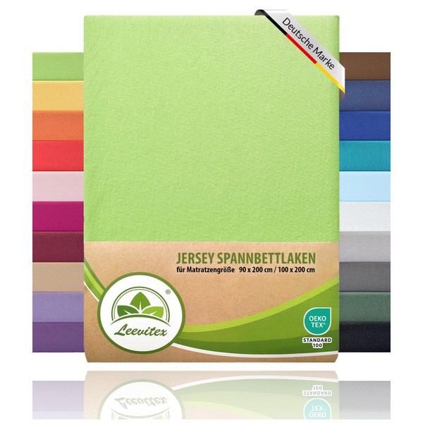 leevitex® Fitted Sheet, 90 x 200 cm to 100 x