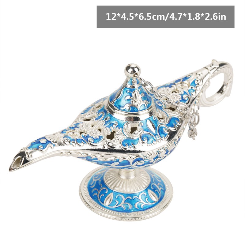 Metal Carved Hollow Legend Lamp Hollow Aladdin Magic Genie Light