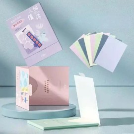 Sangse Peiji Hwakin 100 개/대 페이셜 오일 블로팅 페이퍼 매트 페이스 와이프 오일 컨트롤 흡수 페이스 클리닝 뷰티 메이크업 100 Pcs Facial Oil Blotting Paper Matte Face Wipes Oil Control Absorbent Face Cleaning Beauty Makeup [[1]Mixed 200pcs]