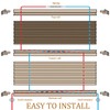 iplusmile Rv Pleated Shade Repair Kit with Restring Tool and