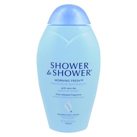 Shower to Shower Morning Fresh Body Powder with Lavender for Men & Women, Talc Free, Sweat Absorbing, Prevents Chafing & Odor, Deodorizing - 8 Ounce (3 Pack)