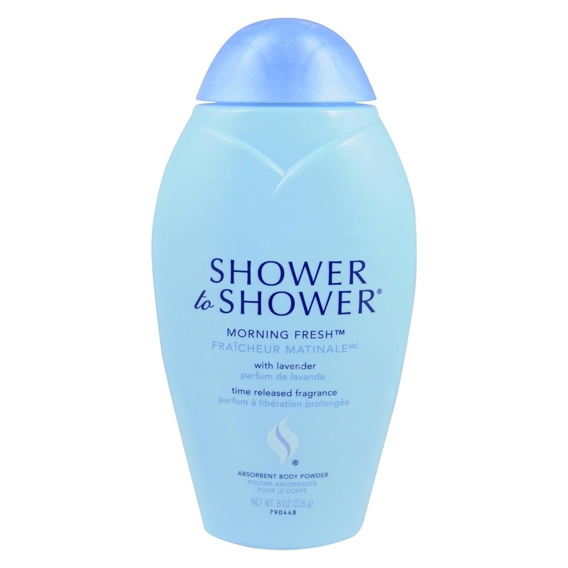 Shower to Shower Morning Fresh Body Powder with Lavender for