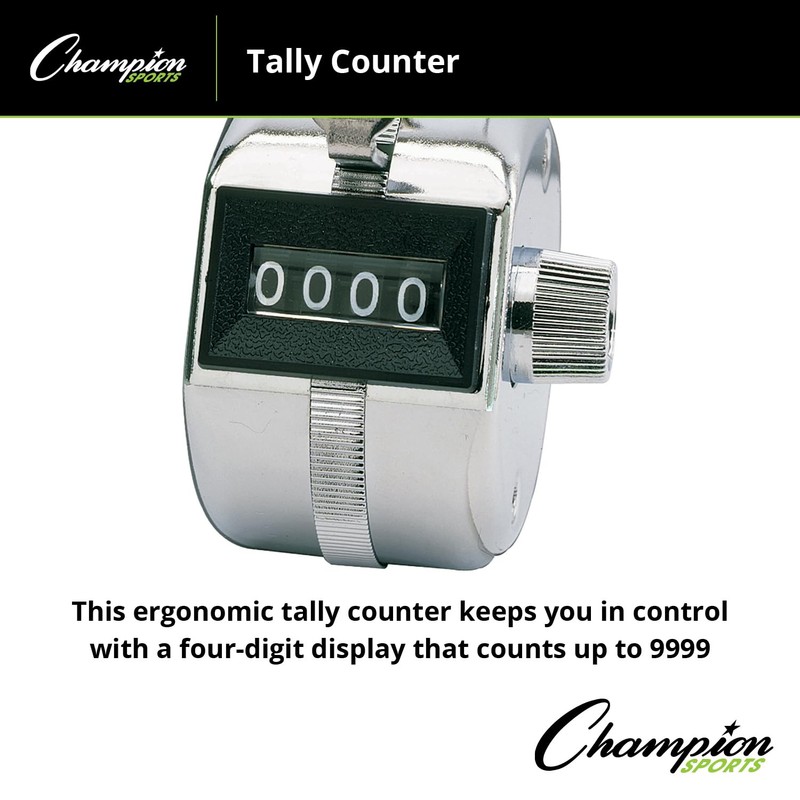 Champion Sports Steel Tally and Pitch Counter with Instant Reset