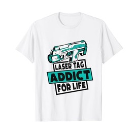 Laser Tag Addict For Life Player Team Adult Pro Laser Tag T-Shirt
