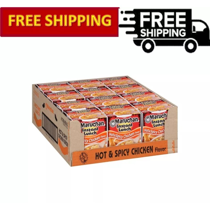 Maruchan Instant Lunch Hot & Spicy Chicken, 2.25 Oz, Pack