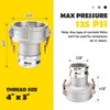 Venussar DA4030 Type DA Cam and Groove Hose Fitting, 4"