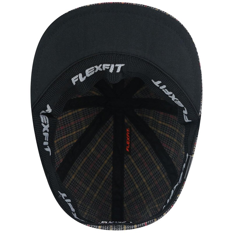Kangol Pattern Flexfit Cap Grey Plaid, Large-X-Large