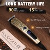 Ufree Gifts for Men, Beard Trimmer with Charging Stand, IPX7