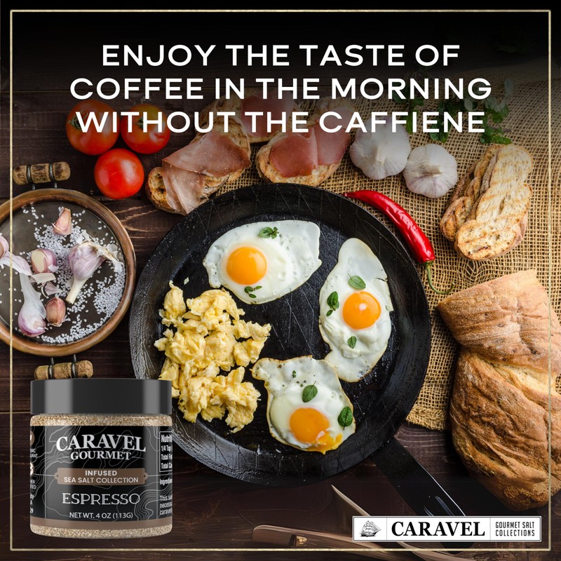 Espresso Sea Salt - 4 oz Jar