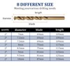 Misuyue 10mm/0.393" M35 Cobalt Drill Bits, 2pcs Metal HSS Twist
