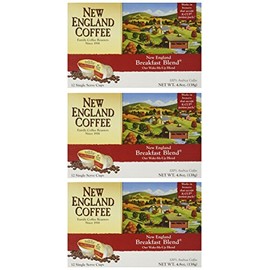 New England Breakfast Blend Single Serve Cups (Pack of 3)