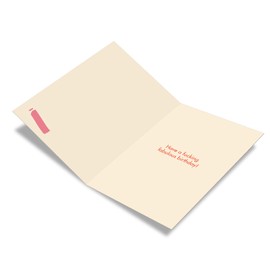 You Are Fabulous - Colorful Happy Birthday Card with Envelope (4.63 x 6.75 Inch) - Cute Adult Greetings, Bday Celebration Card for Adults - Pastel Colors, Stationery Greeting Notecard C6409BDG