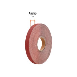 Truper LIPL-100-1X45, Lija para plomero, ancho 1", rollo de 45 m, grano 100