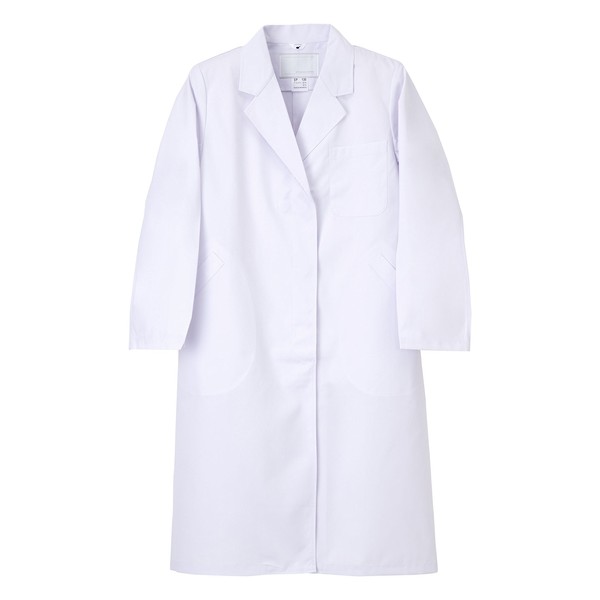 (nagaire-ben) nagaileben at at Women's Single Clothes Long Sleeve Dress Pharmacy Clothes White Robe EP – 130  - whites
