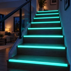 Glow-in-the-Dark Tape for Stairs & Walls – 1cm × 3m Self-Adhesive Luminous Strip for Home, Party & DIY Decor