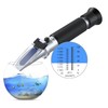 AUTOUTLET Salinity Refractometer,Automatic Temperature Compensation Salt Water Tester Hydrometer 0-100ppt