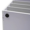 N/A 4-Tier Mail Sorter Organizer Countertop Literature Student Mailbox for