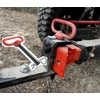 Generic Red handle tow hitch lock pin and R-clamp for