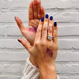 UNY Jewel Twisted Cable Wire Two Tone Cusion Cut CZ Statement Ring Designer Inspired Fashion Love Antique Women Jewelry Gift (Red, 6)