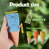 4 Pack Terracotta Watering Spikes, Self-Watering Plant Stakes for Indoor