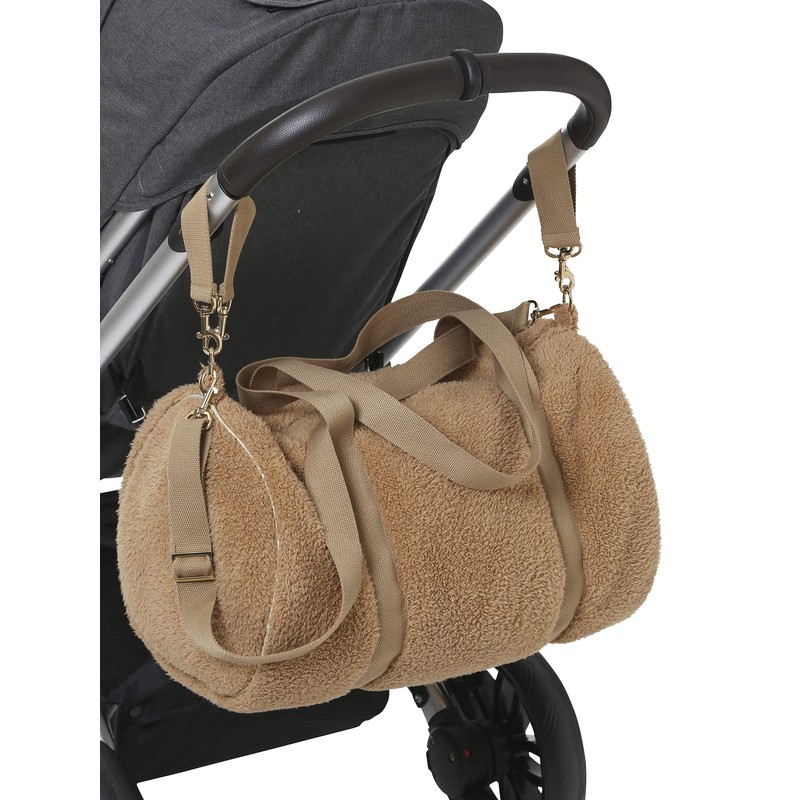 Vertbaudet VERTBAUDET Baby Roll Changing Bag Plush Beige One Size