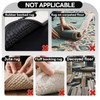 Rug Non Slip Grippers, Reusable Carpet Corner Pads with Replacement