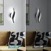 CANEOE Modern LED Wall Sconce 6000K Black Indoor Wall Light