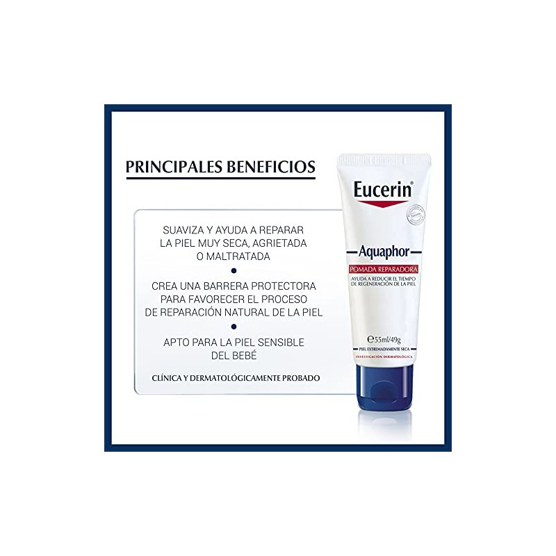 Eucerin Pomada Reparadora Aquaphor Piel Extra Seca 55Ml