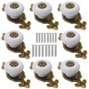 Kelier Retro Ceramic Cabinet Knobs, [8 Pack] Antique Vintage Dresser