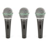 Samson Q63P Dynamic Supercardioid Handheld Mic 3 Pack