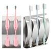 MOUMOUTEN Household Wall-Mounted Stainless Steel Toothbrush Holder - Modern Bathroom