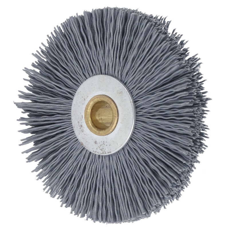 Key Machine Deburring Brush Nylon Bristles Burr Removal Cleaning Tool